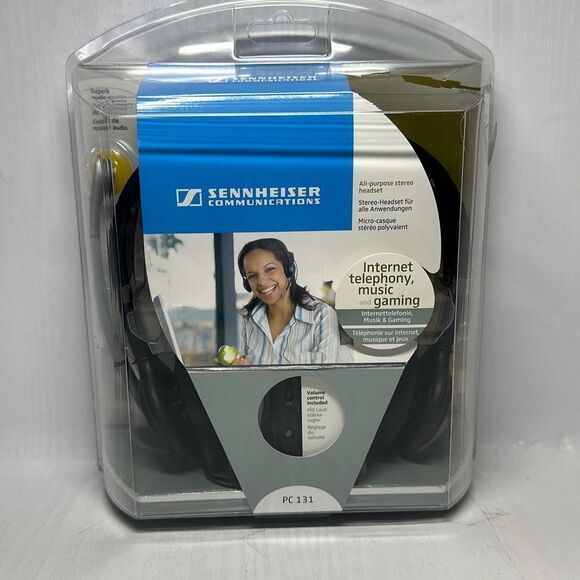NEW Sennheiser Communications PC 131 Stereo Headset - Picture 1 of 6